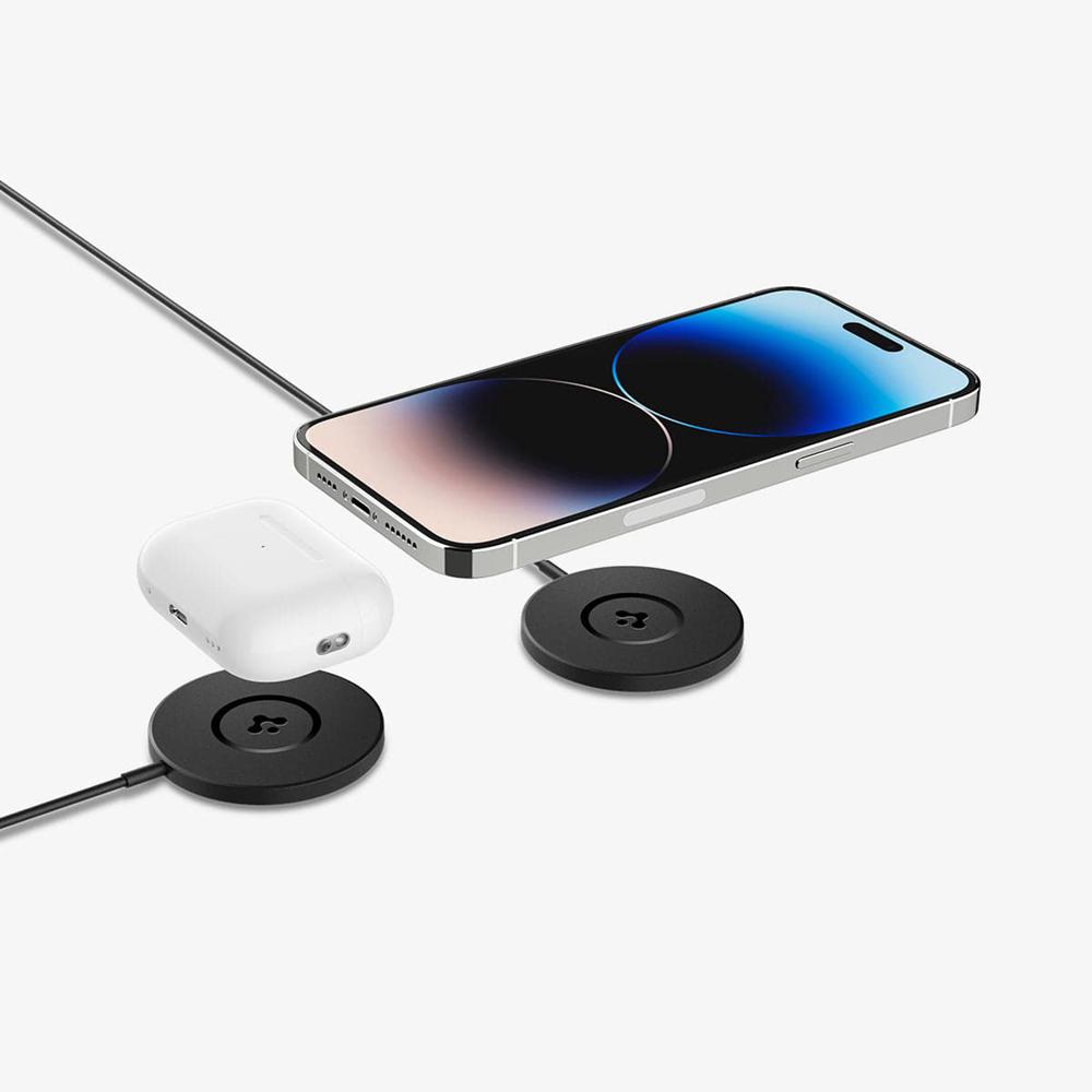 Spigen ArcField™ | 7.5W (MagFit) Magsafe Wireless Charger Black | DHBW-61708