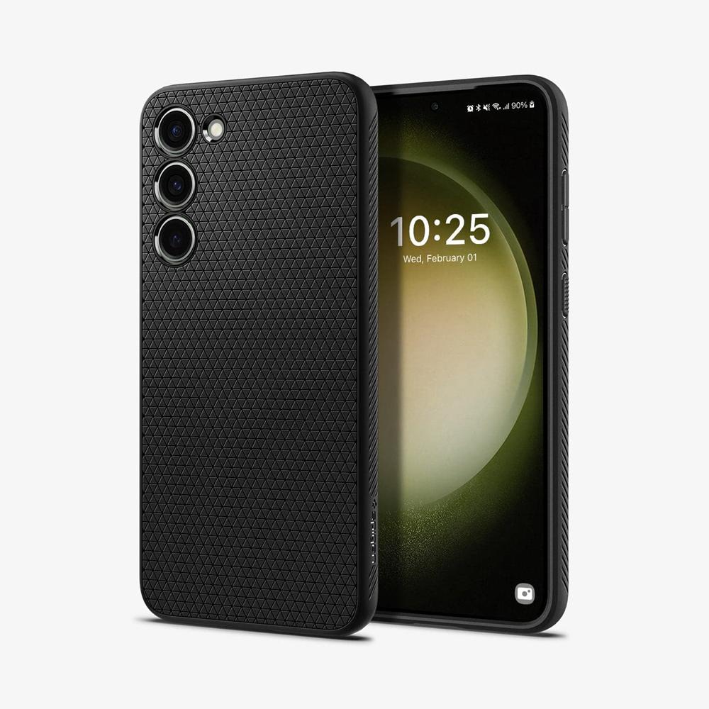 Spigen Liquid Air Galaxy S23 Case Matte Black | ZIGP-74218